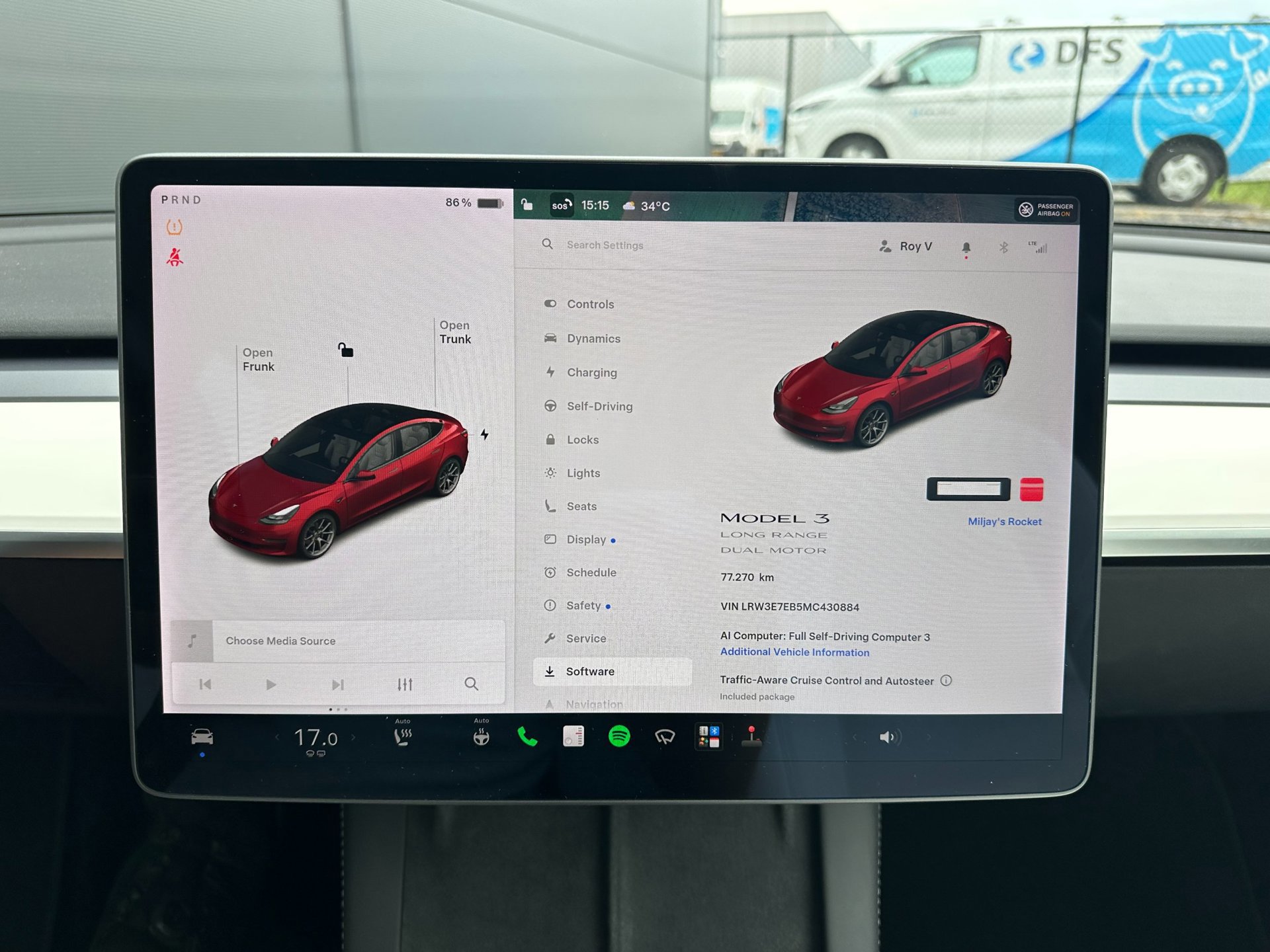 Tesla Model 3 Long Range AWD 75 kWh (2021), foto 22