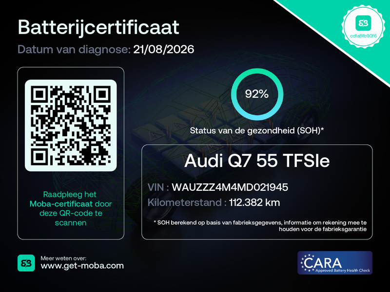 Audi Q7 55 TFSI e quattro Pro Line Plus SOH 92% (2021), foto 3