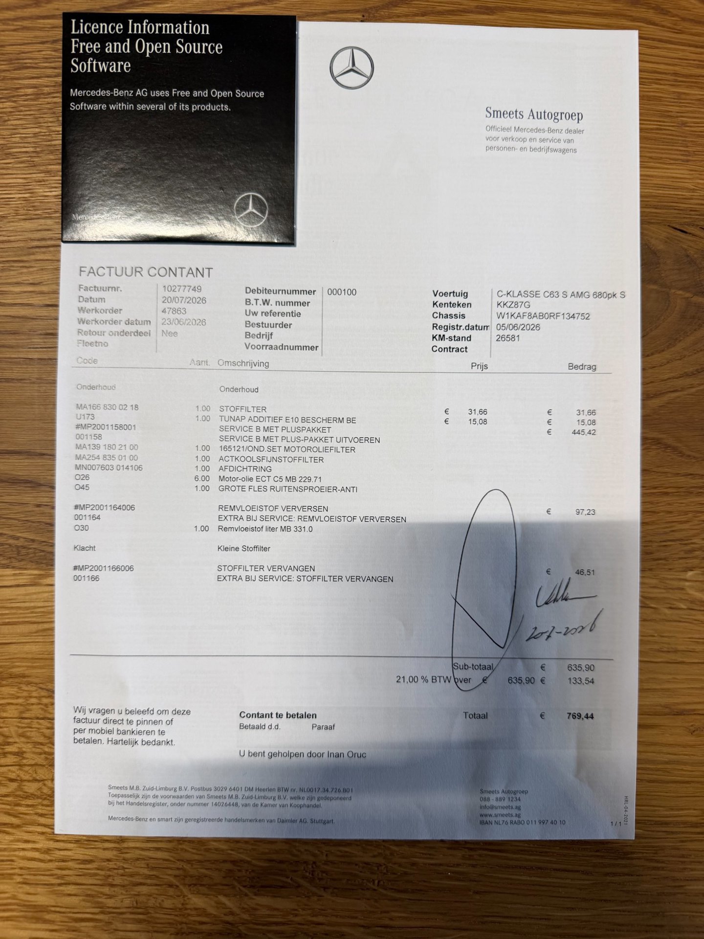 Mercedes-Benz C-klasse AMG 63 S E Performance 680PK (2023), foto 16