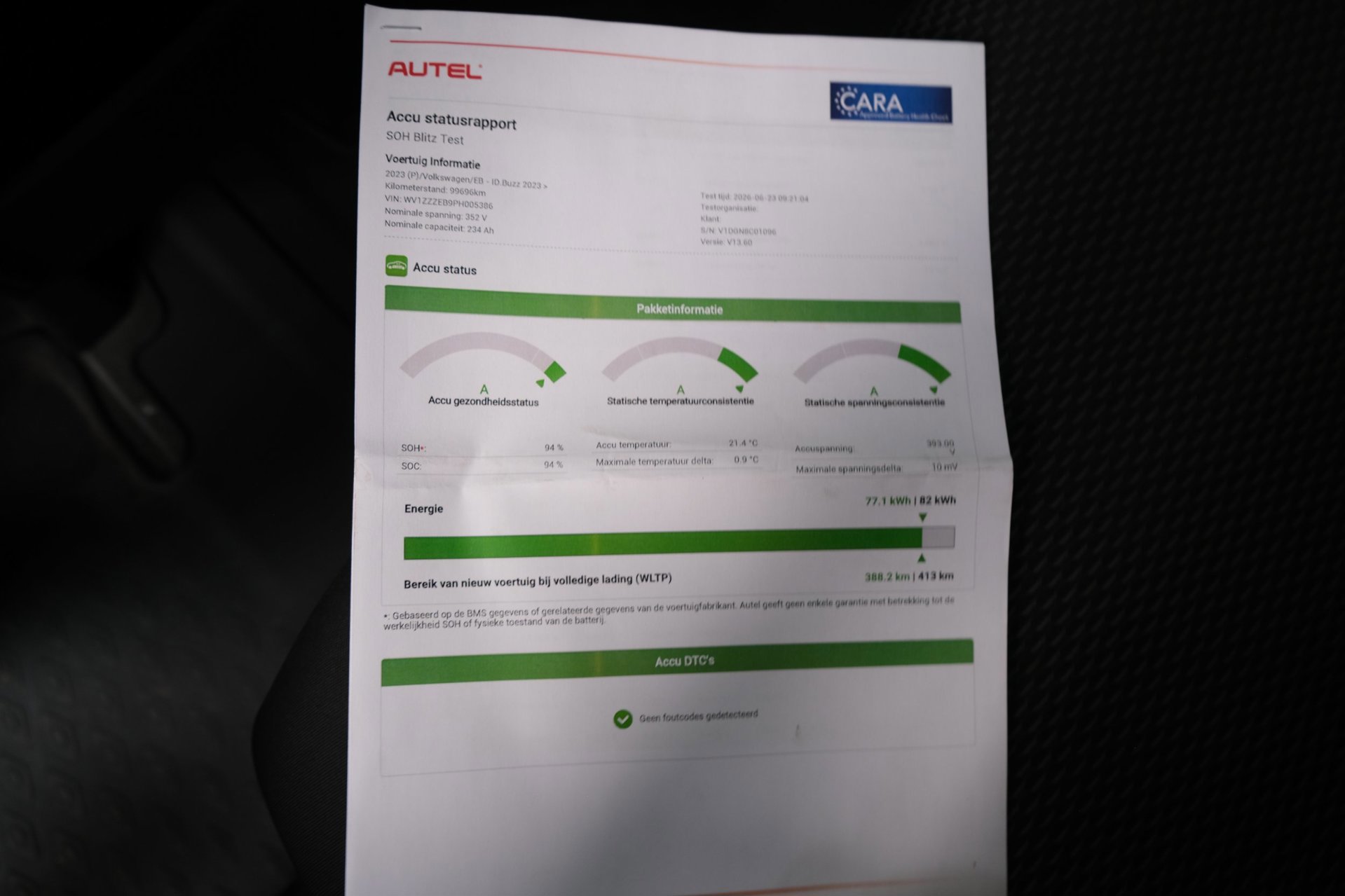 Volkswagen ID. Buzz Cargo 77 kWh SOH 94% (2023), foto 37