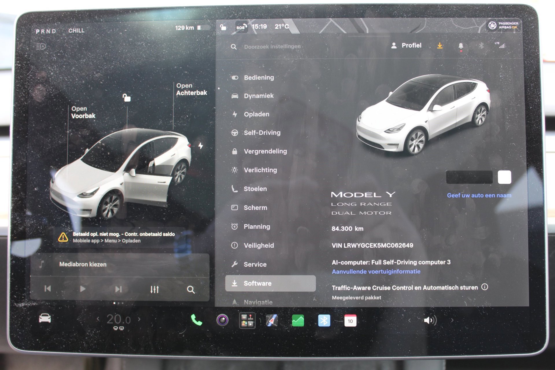 Tesla Model 3 Performance AWD 75 kWh SOH 92% 1 (2023), foto 17
